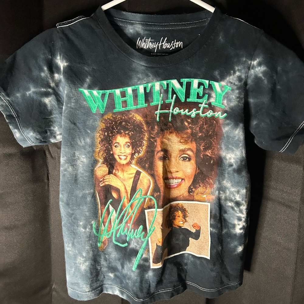 7/8 kids Whitney Houston cropish shirt